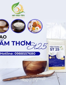 GẠO TẤM THƠM ST25 1KG