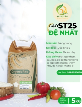 GẠO ST25 ĐỆ NHẤT 10KG