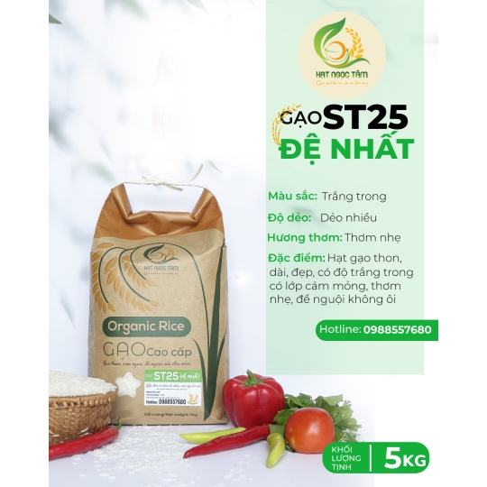 GẠO ST25 ĐỆ NHẤT 25KG