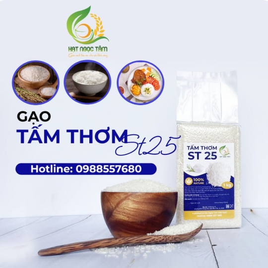 GẠO TẤM THƠM ST25 15KG