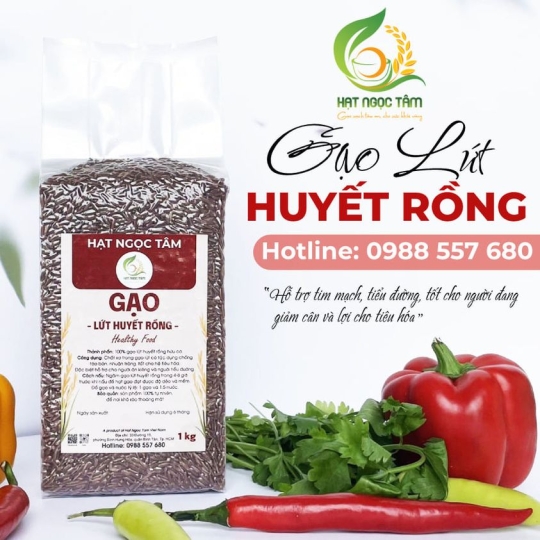 GẠO LỨT HUYẾT RỒNG 5KG
