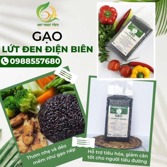 GẠO LỨT ĐEN ĐIỆN BIÊN 10KG
