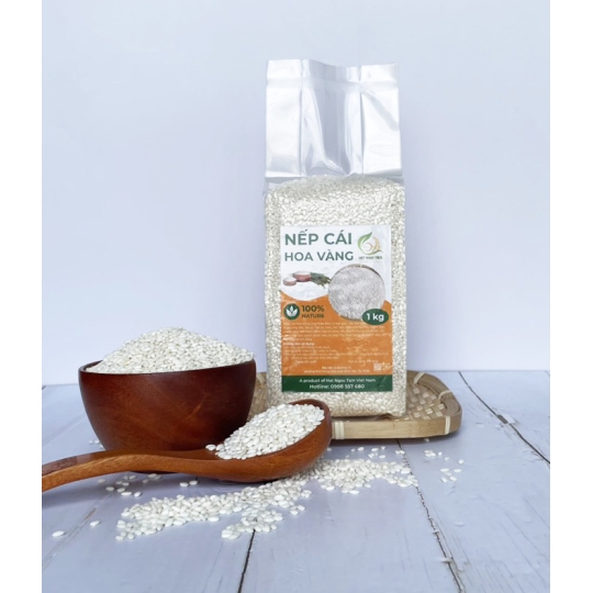 GẠO NẾP CÁI HOA VÀNG 2KG