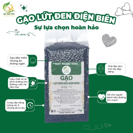 GẠO LỨT ĐEN ĐIỆN BIÊN 10KG